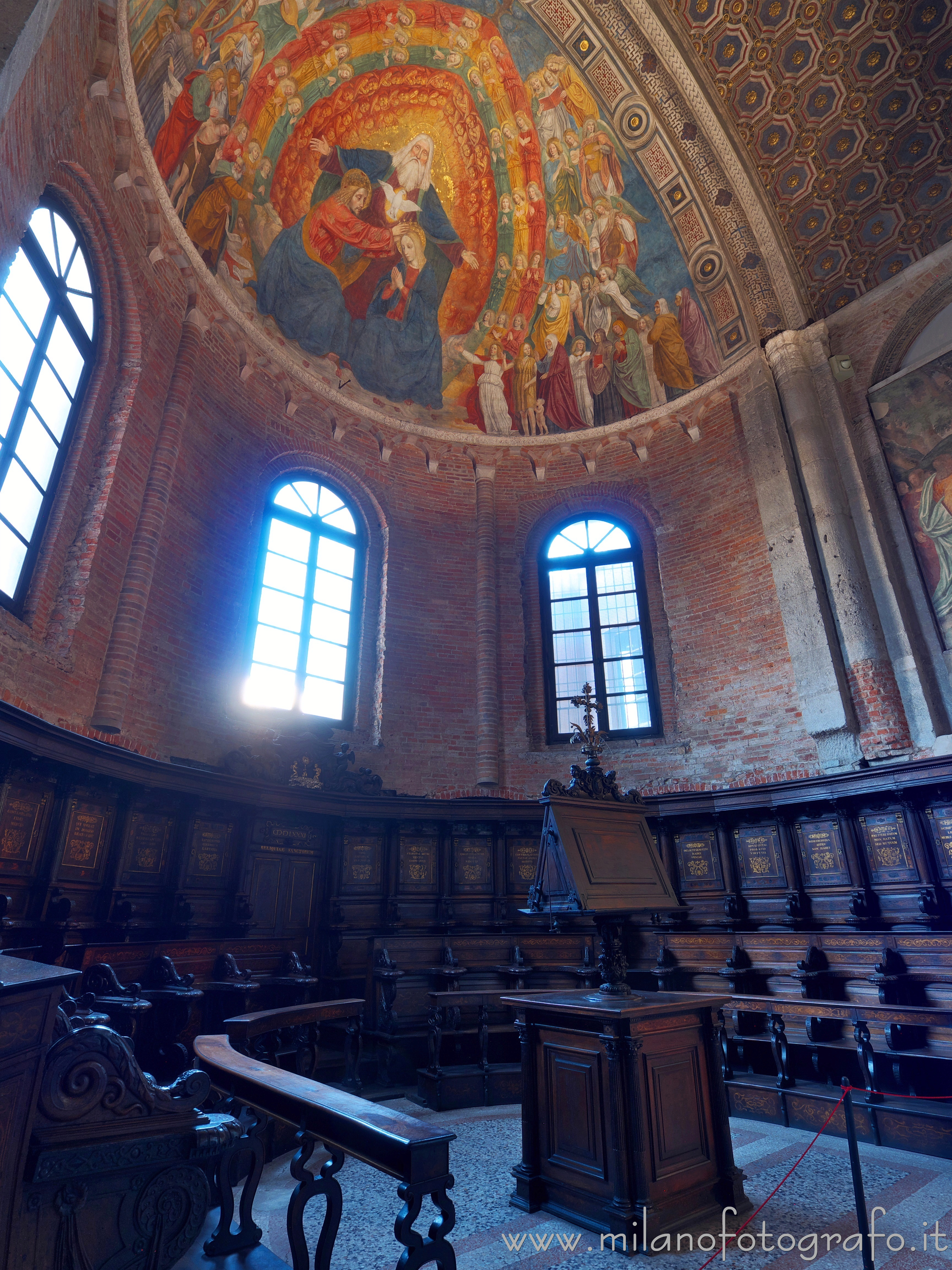 Milan (Italy) - Apse of the Basilica of san Simpliciano